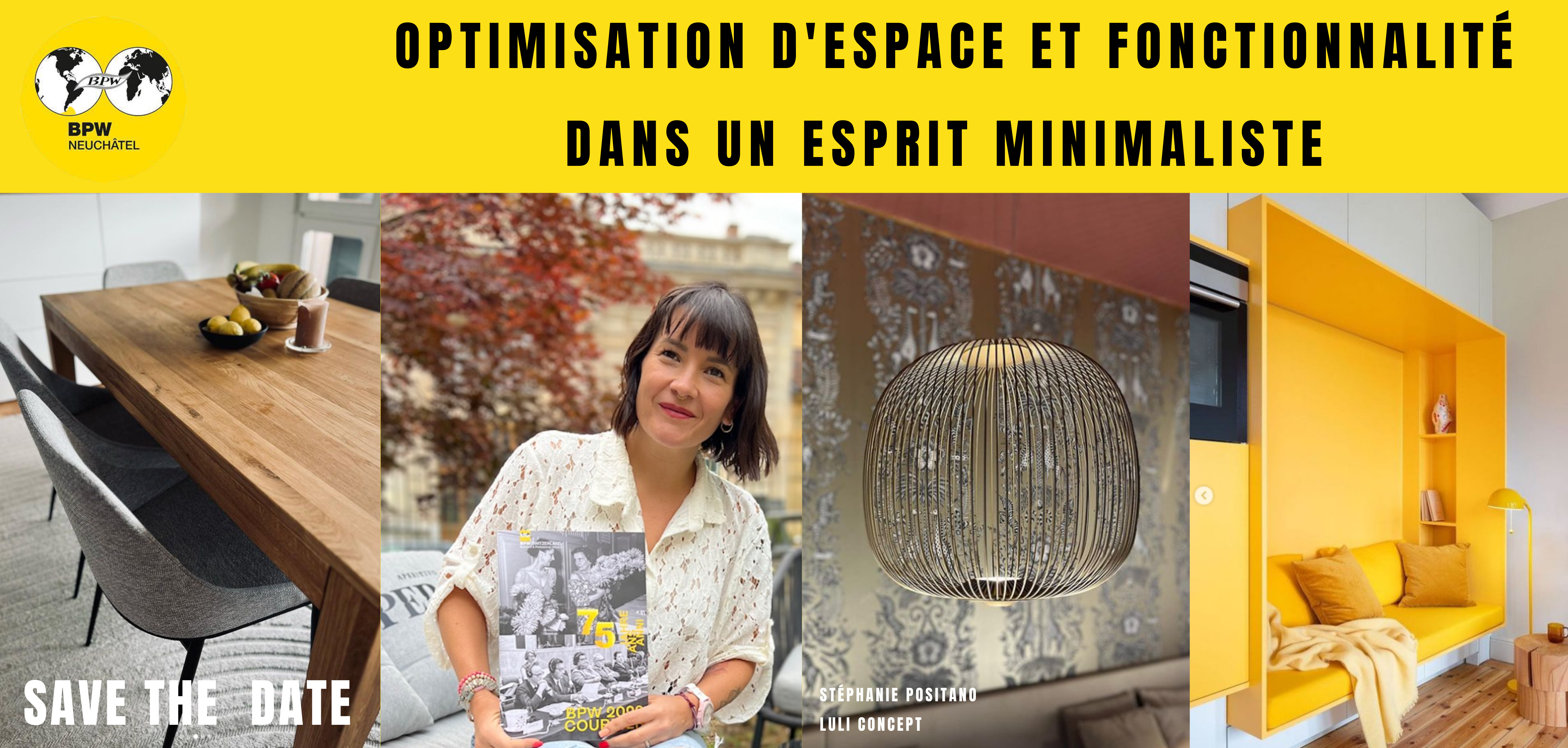 Conf&eacute;rence "Optimisation d'espace et fonctionnalit&eacute; dans un esprit minimaliste"